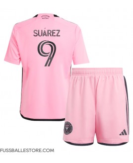 Günstige Inter Miami Luis Suarez #9 Heimtrikotsatz Kinder 2024-25 Kurzarm (+ Kurze Hosen)